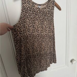 Old Navy Leopard Print Tank Top